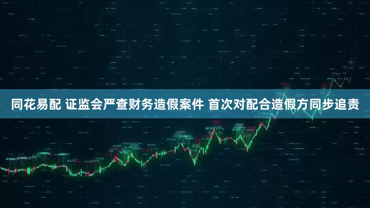 同花易配 证监会严查财务造假案件 首次对配合造假方同步追责